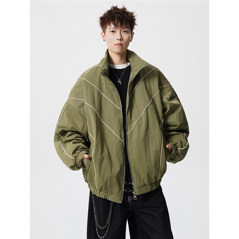 可二开机能防寒棉服M-5XL大码涤纶棉服男白底78176P138控198，男装棉衣，星座227-7