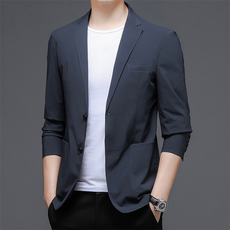 秋季新款西装男西服简约外套西服商务休闲小西装单西，男装西服，电商B360