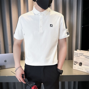 小伙风短袖T恤男夏季薄款Polo衫图片