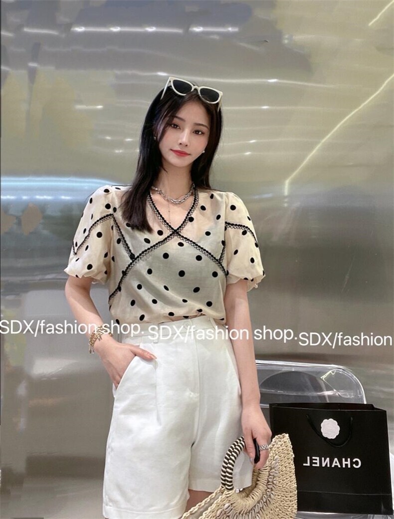 【现货】波点上衣，其它，色调轩