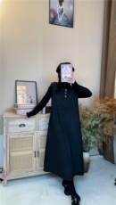 2025新款春秋穿搭简约圆领无袖打底衫设计感连衣裙单件，女装连衣裙，亿东羊绒