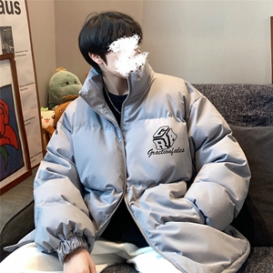 港风 秋冬新款保暖立领宽松棉服外套男 MY62041 P95控118图片