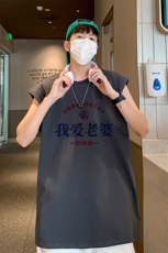 已注册直播抖音纯棉重磅250克男乌梅紫无袖背心T恤T520P28控39，男装背心/马甲，电商C408(原B339-1)