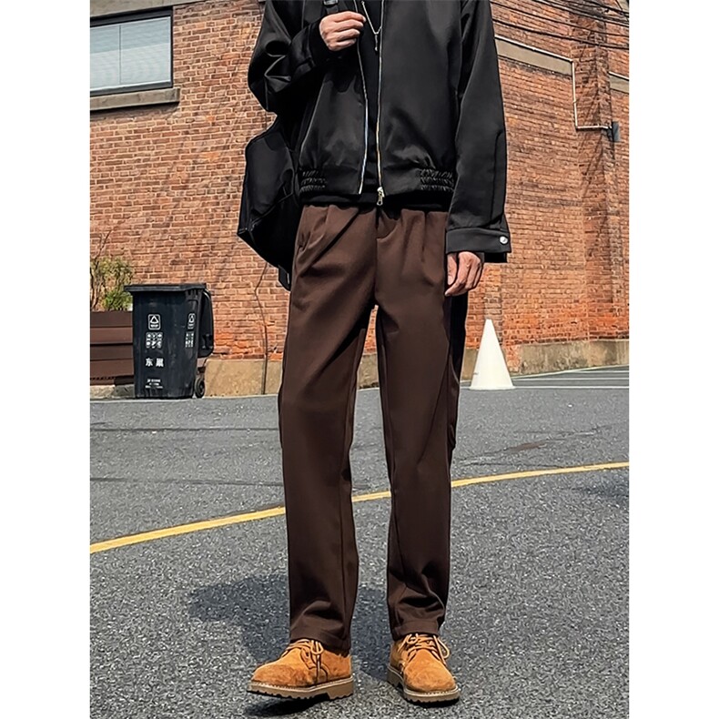 秋冬加厚毛呢小西裤男士休闲裤商务修身直筒长裤子8250/P55/控88,男装西裤,星座1412-2
