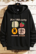 WY2322-P35加绒款-P40纯棉连帽卫衣男大码运动帽衫宽松薄砖墙，男装卫衣，电商A040A