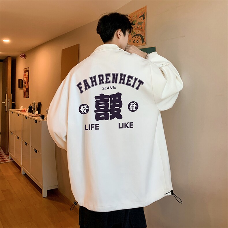 麂皮绒夹克男大码立领褂子外套JK85256-P68加绒款-P78,男装夹克,电商A040