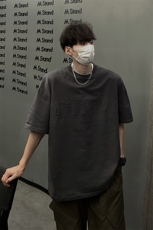 港风钢印字母潮短袖T恤男DT77775P25块特价控48：供抖音视频，男装T恤，星座227-7