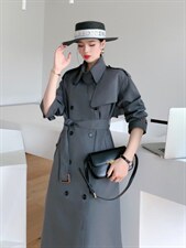 新款秋装，韩版风衣外套。，女装风衣，艾美欧歌