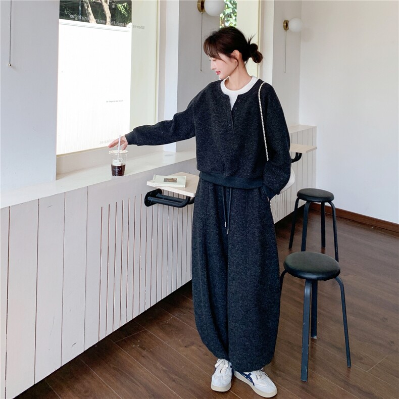 有货春新款拼接假两件套装AD1005-P195K318,女装套装/套裙,2B187