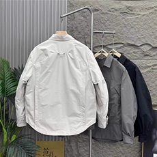 春秋新款工装翻领夹克外套男高品质潮宽松百搭休闲上衣HH390P55，男装夹克，星座1013-5
