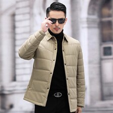男装外套男加厚中年商务休闲翻领棉服爸爸冬装棉衣SFT81698-P200，男装棉衣，电商B212（原钱塘6029）
