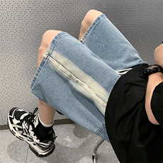 工艺牛仔裤短裤B342-DK1213-P45控58，男装牛仔裤，电商B342