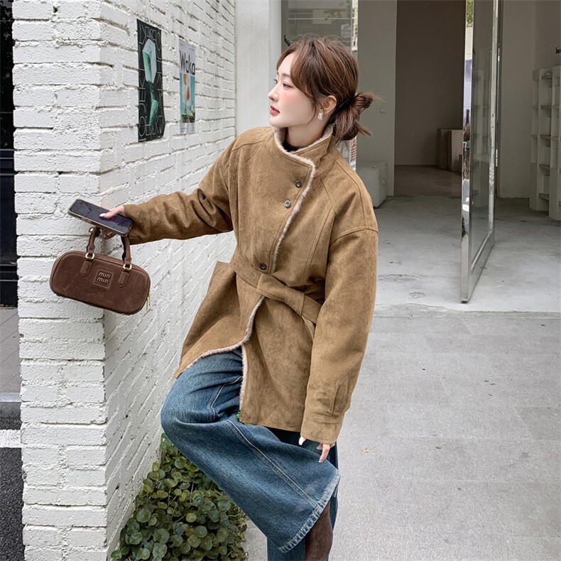 有货25冬新品派克风衣5559-P215-K328,女装派克服,2C305