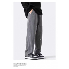 【002】5拖地休闲长裤男士新款裤灯芯绒运动直筒裤A079-A990-P48，男装休闲裤，电商A079