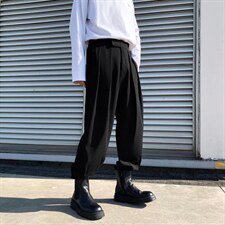哈伦裤魔术贴束脚裤ins抖音网红搭配马丁靴的裤子K2993P35，男装休闲裤，星座1116-2