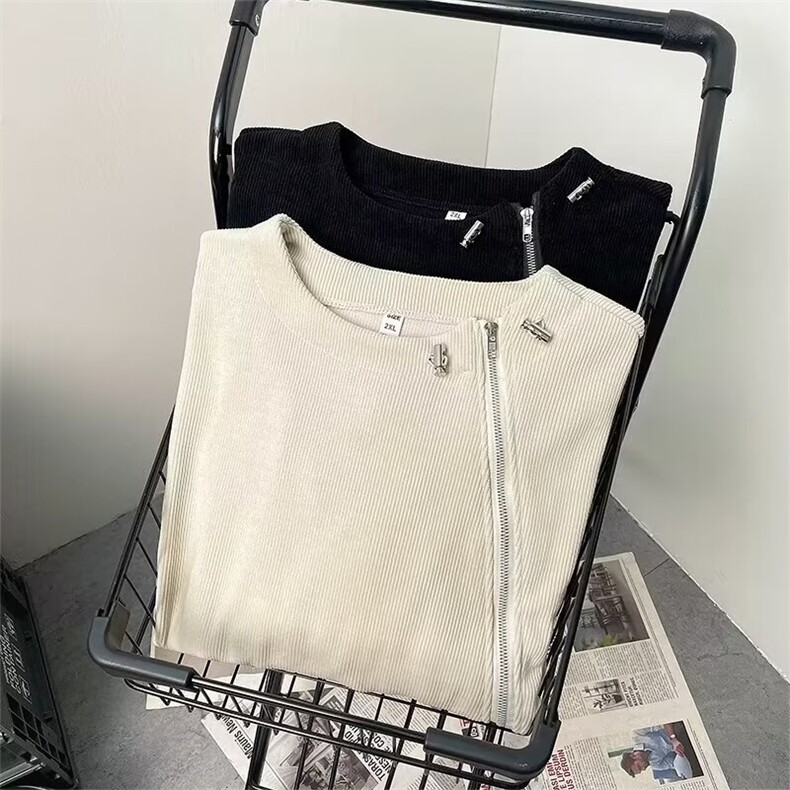 个性拉链圆领卫衣男春季高街长袖卫衣C8806P50,男装卫衣,星座1116-2
