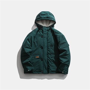 ZM059-P140连帽工装多口袋羊羔毛夹棉棉衣加厚棉服潮牌外套男，男装棉衣，星座1408-1