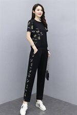 柔软潮流个性简约套装/套裙两件套舒适宽松，女装套装/套裙，阿菲诺依