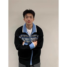 鹿毛绒毛衣ins文艺慵懒气质原宿百搭流行潮流简约新款SWM164，男装针织衫/毛衣，星座516A