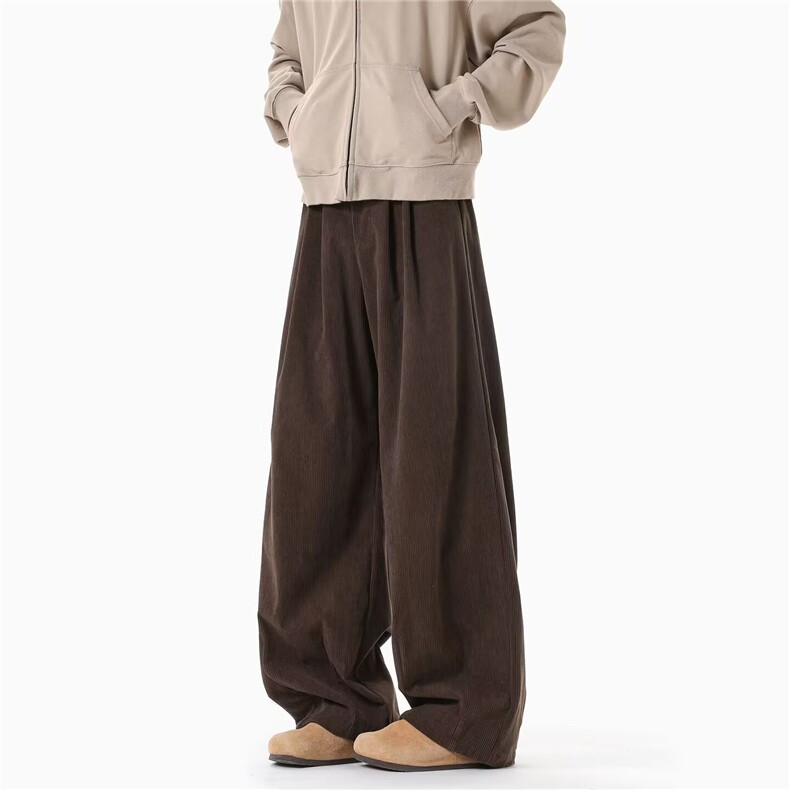 美式夏季宽松伞兵裤男女款复古松弛感阔腿轻薄速干运动休闲裤，男装休闲裤，星座1210-1