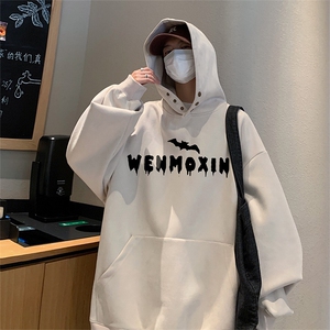 已注册直播抖音得物高品质麂皮绒宽松男连帽卫衣外套W7031P55控79图片