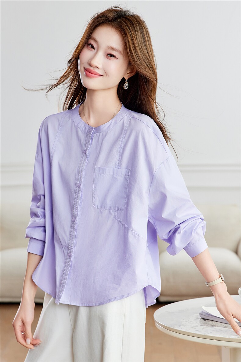 现货！2026春装新款衬衫女,女装衬衫,慕咨