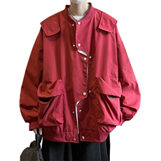 错位门禁飞行员夹克男外套男棒球衣服XH26-P70，男装夹克，电商B367