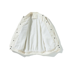 冬季纯色菱形格棒球服棉服加绒保暖宽松休闲简约款棉衣MY606-P75，男装棉衣，电商B306