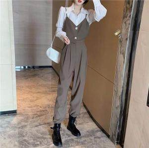 秋装套装，女装职业装，贻思茗