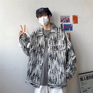 A81-P42 炸街牛仔外套男春秋潮牌ins港风嘻哈夹克图片