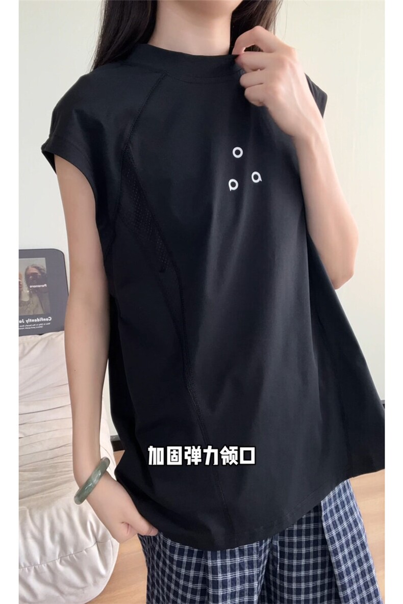 图冰皮轮廓形透气网孔无袖夏季男士印花潮流背心特P25,男装背心/马甲,电商C306-1