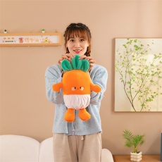 美思尼毛绒玩具 奔跑的萝卜