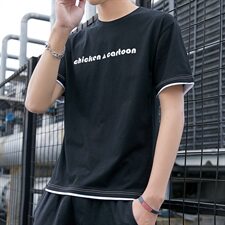 短袖T恤男夏季韩版圆领打底衫半袖男士体恤潮男装上衣服T602，男装T恤，星座509