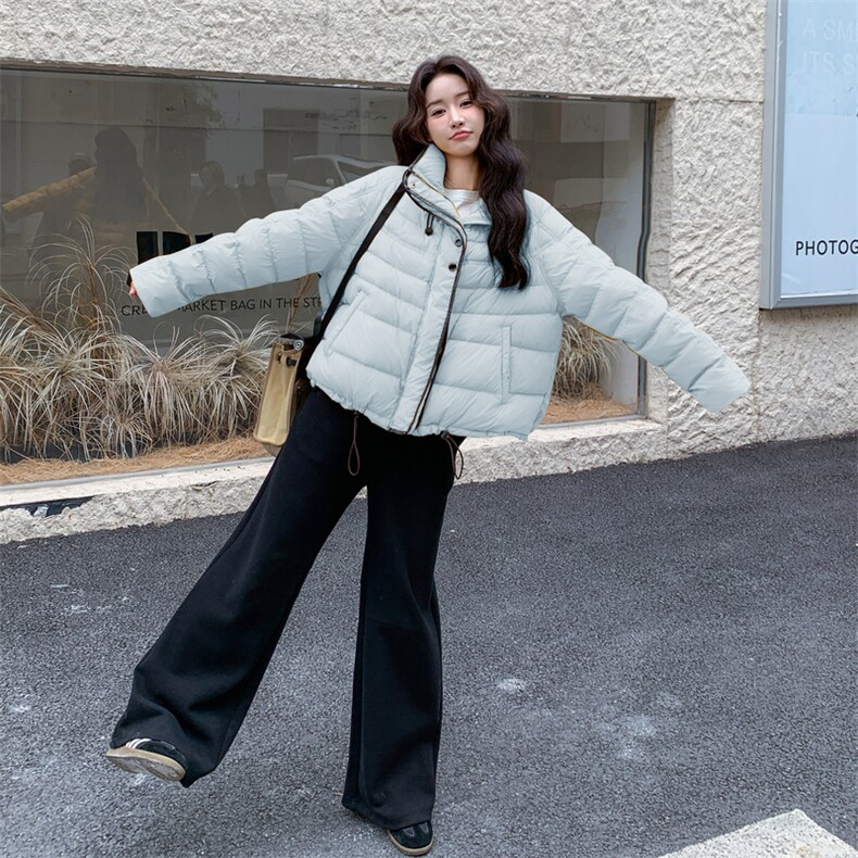 2025现货新款排骨款轻薄保暖休闲宽松女外套羽绒服找同款,女装羽绒服,网红馆