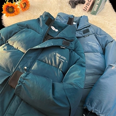 变色龙反光棉衣棉服亮面外套立领面包服中性风棉袄3367-P60，男装棉衣，星座207