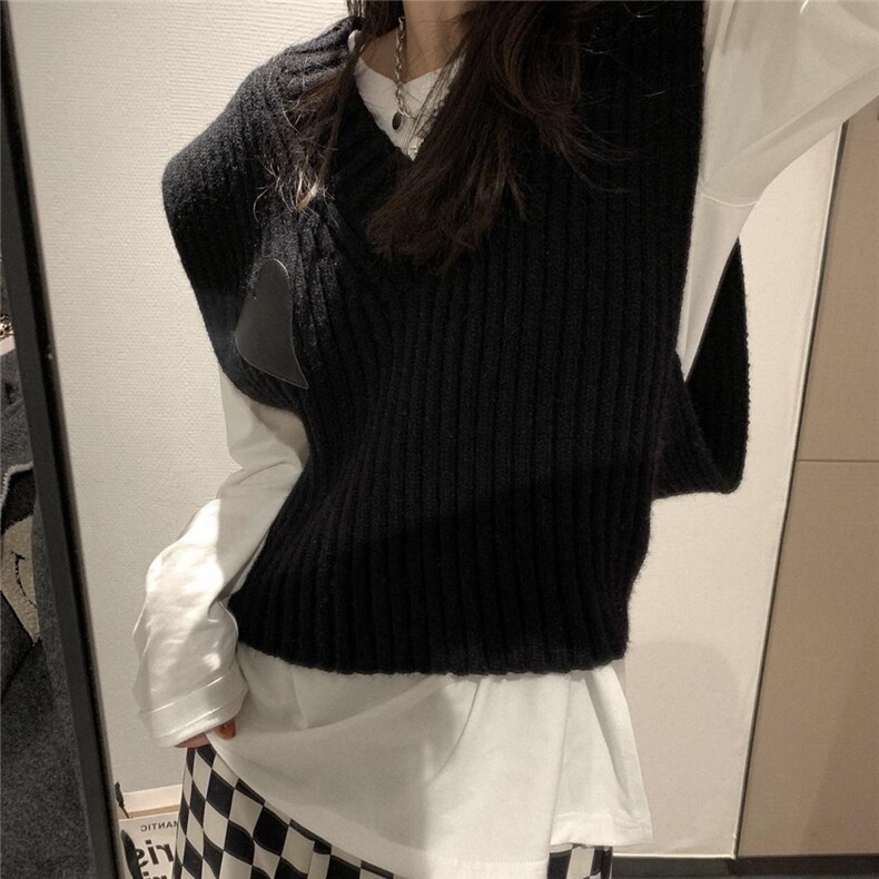 爱心背心，女装背心吊带，XTZ style