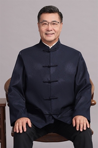 常货春款中老年风唐装外套男中式复古盘扣汉服爷爷过生日外套图片