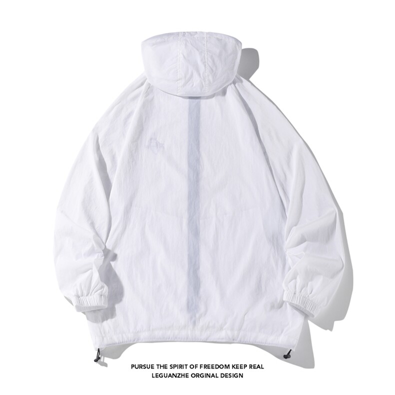 2024夏季新款港风白底大码成衣UPF50+M-5XHS24414-P50,男装夹克,电商A022