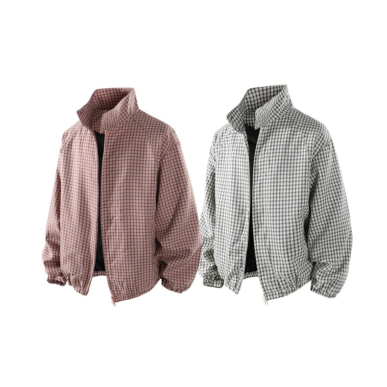 b228-j3331-p75千鸟格净版夹克，男装夹克，电商A016 (原B228)