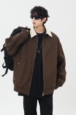 秋季休闲痞帅工装翻领夹克潮流外套得物二开XZ301b-2-JK2585P78，男装夹克，星座301B-2（原A443-1）
