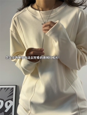 XZ809A/DR02/特P16280克双面德绒内搭圆领长袖打底衫，男装T恤，星座809A(原222-1)