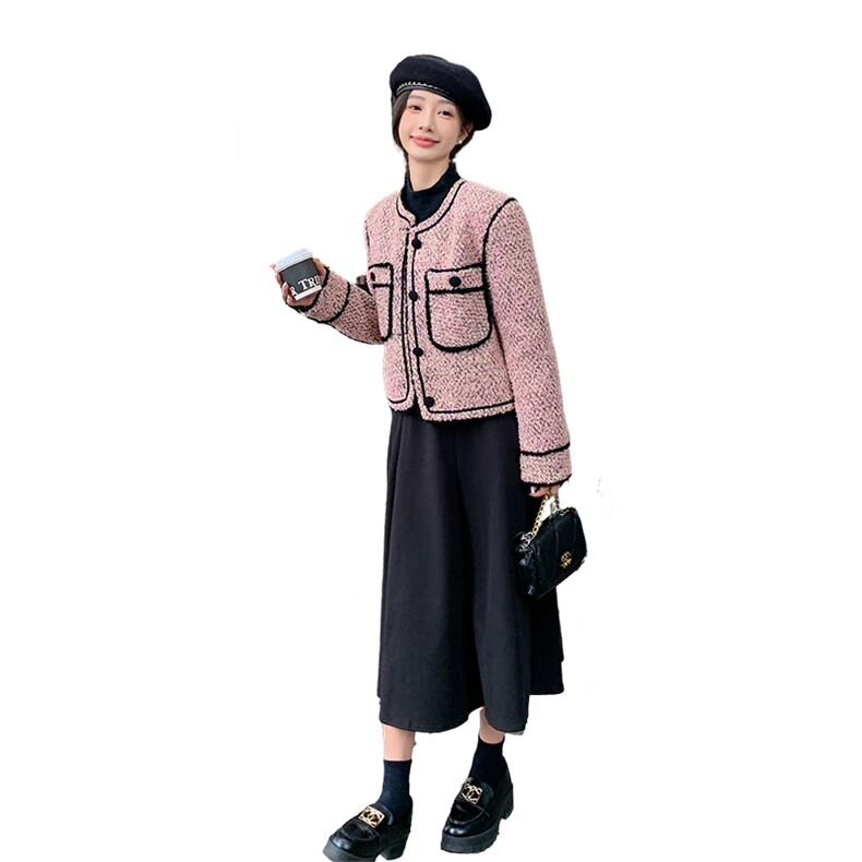 主推现货新款小个子短款小香羽绒外套2C057-9935-P235-K338,女装羽绒服,2C057