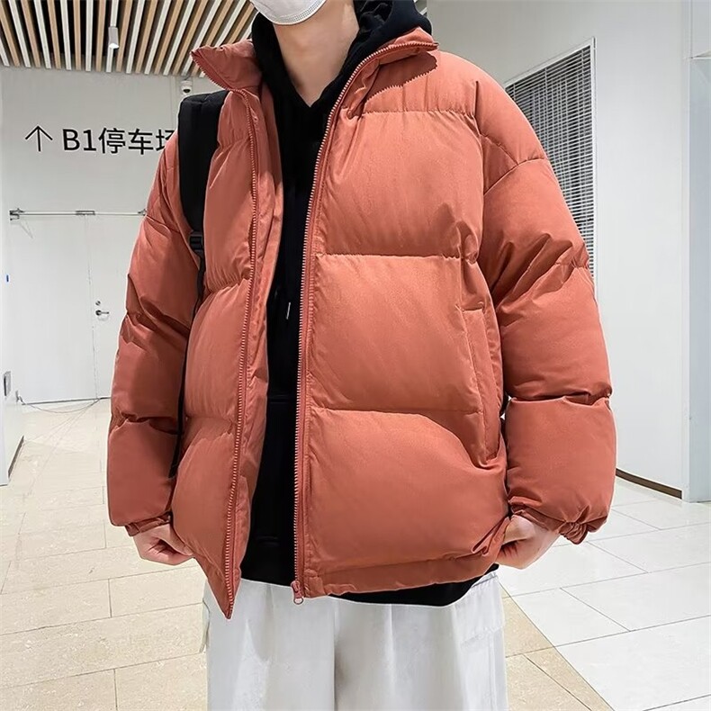 2023冬季新款潮流百搭棉衣韩版宽松情侣立领保暖外套 W5824-P67图片