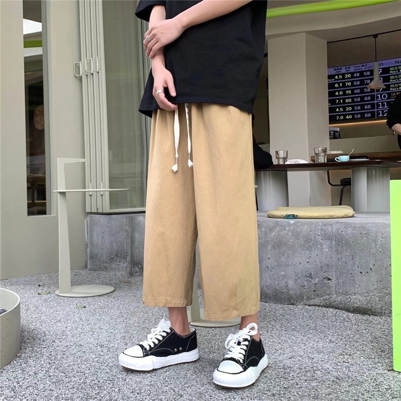 男春季潮流时尚休闲长裤九分裤K2981P35图片