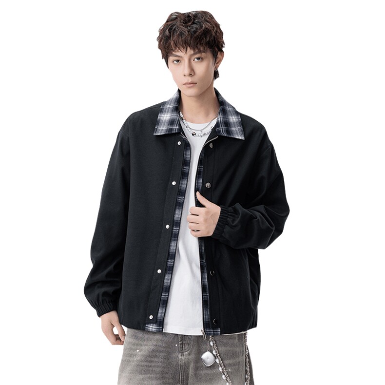 美式大码休闲夹克外套8561-P75控159大码元,男装夹克,星座209