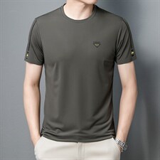 男士短袖T恤2023新款圆领纯色薄款潮牌欧版装半袖上衣ZL1282-P49，男装T恤，星座1105-3