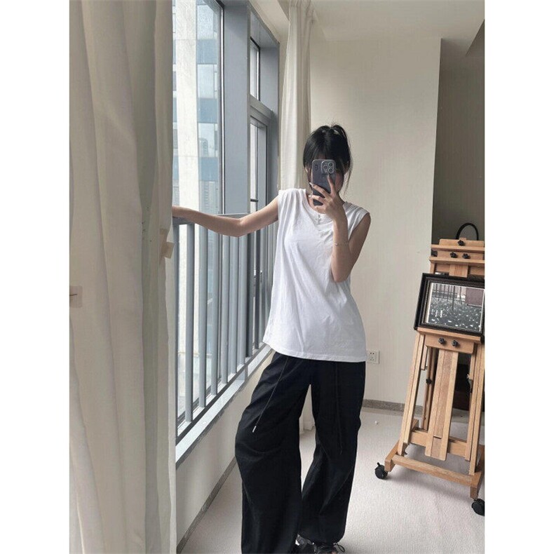 BX01HH-P30白色老头衫男女无袖背心T恤美式篮球运动坎肩,男装背心/马甲,星座1007（原301D）