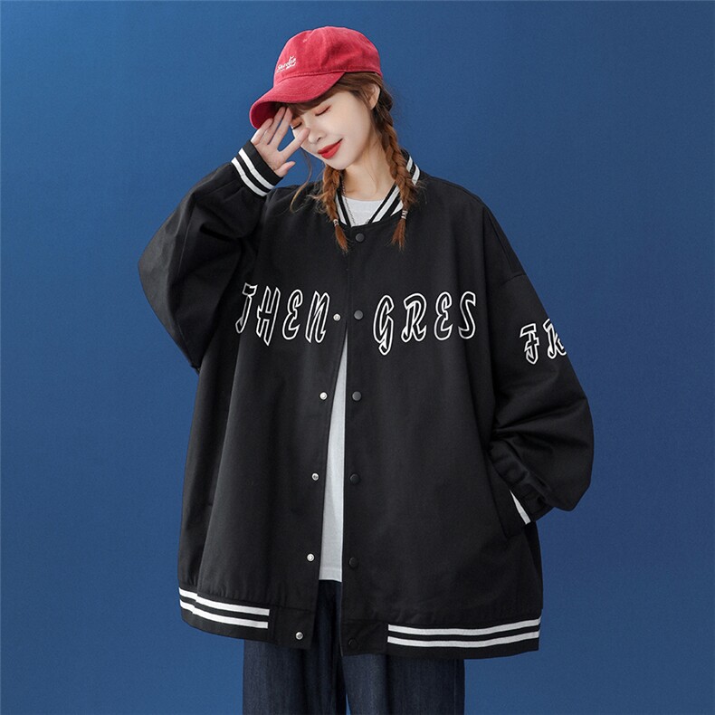 ！春季潮流宽松休闲百搭夹克情侣棒球服外套G212P65控88,男装夹克,A247A