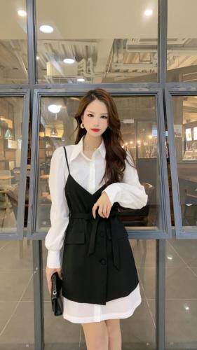 秋装、两件套连衣裙，女装连衣裙，茜娅图seattle