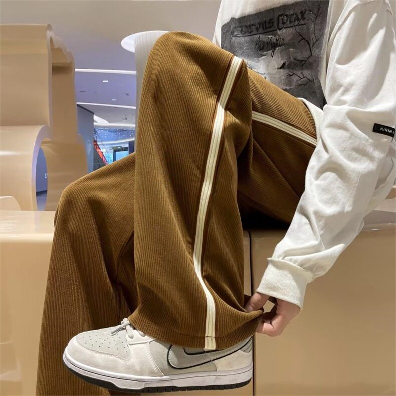 男秋季新款港风休闲裤Q89P32图片